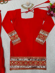 Beautiful Party-wear Georgette Sequence Work Sharara