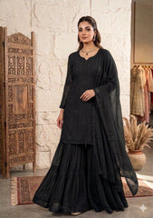 Festive Special Georgette Embroidery Sequence Work Sarara Set