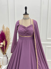 Festive Special Georgette Fancy Designer Anarkali Gown