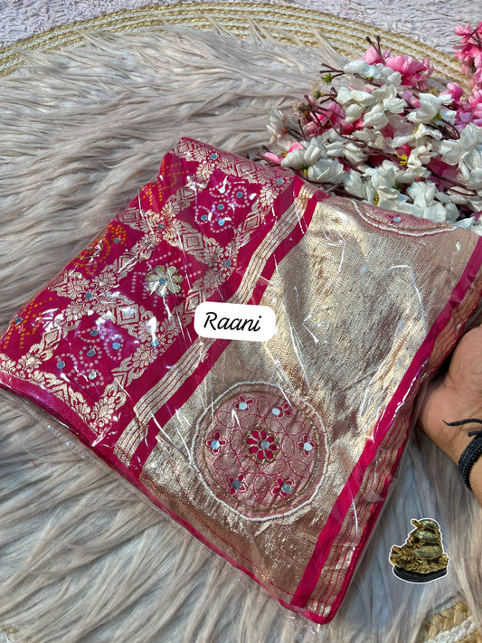Beautiful Viscose Weaving With Rich Pallu Saree