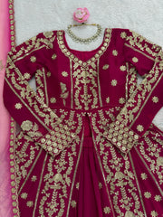 Beautiful Festive Wear Georgette Thread With Sequence Lehenga