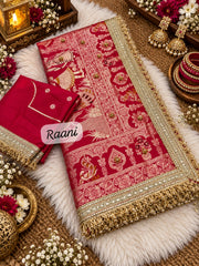Karwachauth Special Dola Silk Viscose Weaving Saree