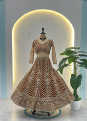 Wedding Special Butterfly Net Sequins & Codding Embroidery Work Lehenga Choli