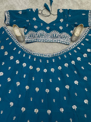 Party-wear Designer Georgette Embroidery With Sequence Work Lehenga Choli