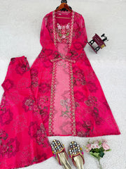 Designer Elegant Tibby Silk Ethnic Wear Sharara Set