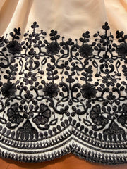 Beautiful Georgette Embroidery Thread Work Sharara