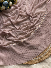 Bollywood Inspired Ruffle Style Georgette Sequence & Embroidery Work Saree