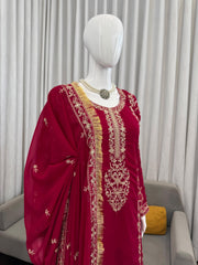 Festive Special Georgette Thread With Sequence Work Salwar Suit
