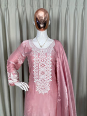 Party-wear Jimmy Choo Sequence Embroidery Work Suit