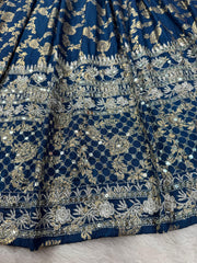 Beautiful Jacquard Silk Thread With Sequence Work Lehenga Choli