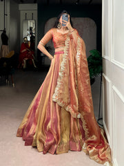 Royal Carika Silk Plain Lehenga Choli