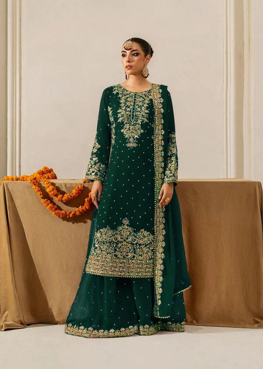 Festive Special Georgette Coding With Sequence Work Sharara Suit
