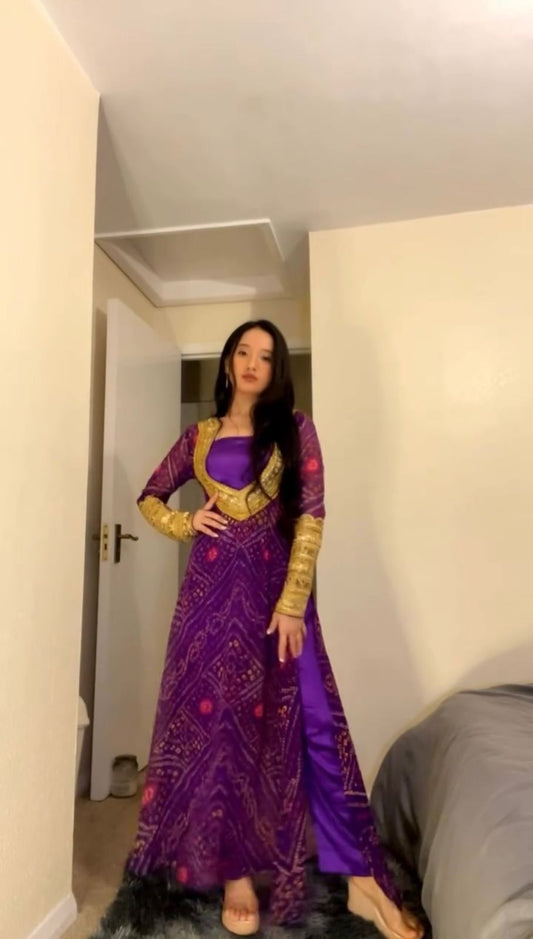 Designer Party-wear Georgette With Digital Prints Dress