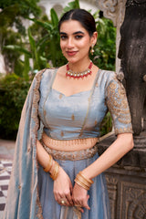 Festive Special Designer Fendy Silk Sequence Embroidery Work Lehenga choli