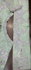 Beautiful Soft Butterfly Net Coding & Sequence Work Lehenga Choli