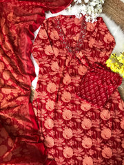 Stylish Hand Block Printed Comfort Dress