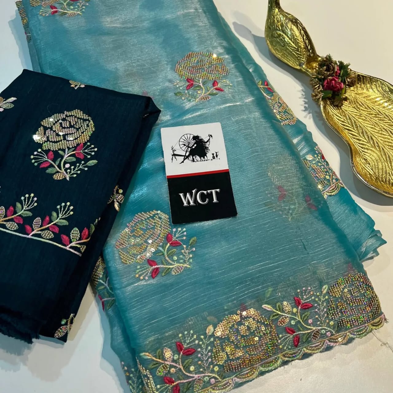 Jimmy Choo Designer Beautiful Premium Quality Saree