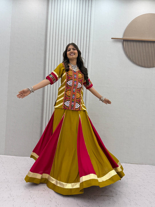 Navratri Special Pure Cotton Kediyu Lehenga Choli