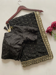 Bollywood Blockbuster Georgette Embroidery Work Saree