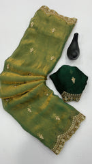 Breathtaking Fendy Silk Unique Texture & Radiant Saree