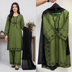 Beautiful Rayon Embroidery Work Pakistani Suit