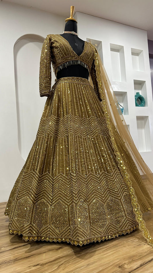 Reception Special Sparkling Dori Work Lehenga Choli