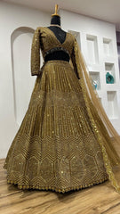 Reception Special Sparkling Dori Work Lehenga Choli