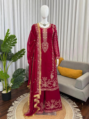 Festive Special Georgette Thread With Sequence Work Salwar Suit