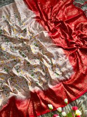 Beautiful Banarasi Jal Designer Saree
