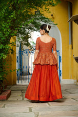Designer Fendy Silk Sequence Embroidered Ready-made Lehenga Choli