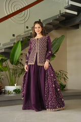 Beautiful Designer Fendy With Rich Beads Embroidered Work Dress