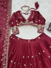 Trending Jimmy Choo Thread With Sequence Work Lehenga Choli