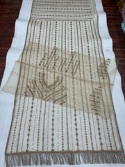 Beautiful Mono Net Sequins Embroidery Work Saree