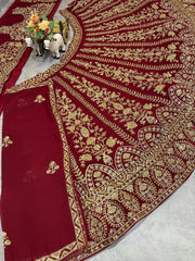 Festival Special Georgette Embroidery Sequence With Real Mirror Work Lehenga Choli
