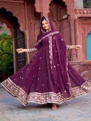 Trending Georgette Thread With Sequence Work Gown