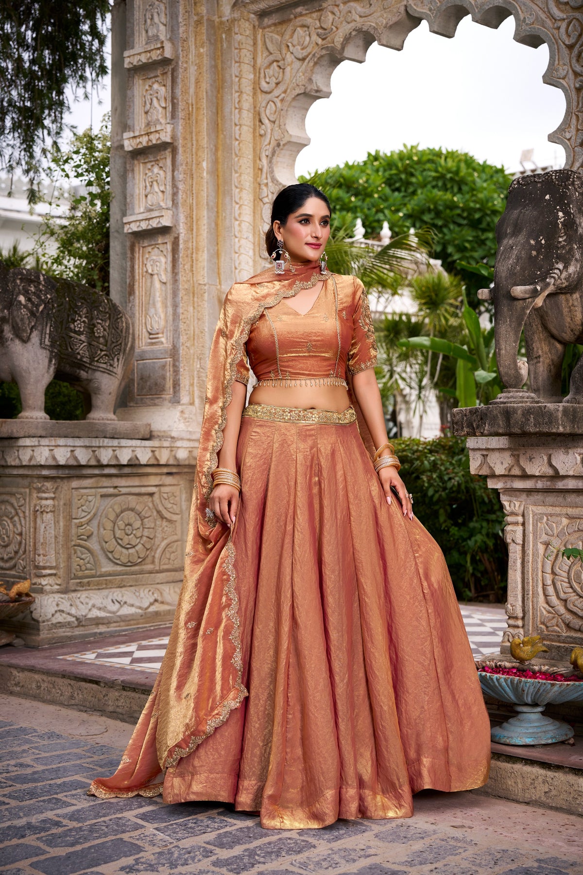 Festive Special Designer Fendy Silk Sequence Embroidery Work Lehenga choli