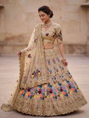 Party-wear Georgette Embroidery Sequence Work Lehenga Choli