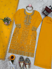 Festive Wear Georgette thread With Sequence Work Salwar Suit