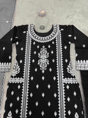 Beautiful Partywear Roman Silk Salwar Suit
