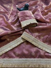 Beautiful Tussar Silk Sabhay Sachi Inspired Lace Border Work Saree