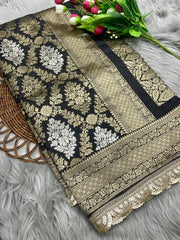 Beautiful Nita Ambani Inspired Banarsi Katan Silk Saree