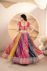 Festival Special Georgette Embroidery Sequence Work Lehenga Choli