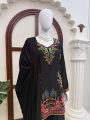 Designer Rayon Thread Work Farshi Palazzo Set