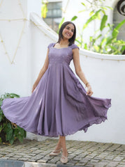 Festival Special Maggam Work Rangoli Silk Gown