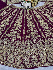 Attritive Embroidery Real mirror Work Lehenga Choli