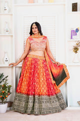 Trending Sunshine Printed Embroidered Lehenga Choli