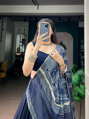Navratri Nights Special Moonga Silk Lehenga Choli