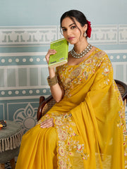Wedding Special Party-wear Soft Star Georgette Saree