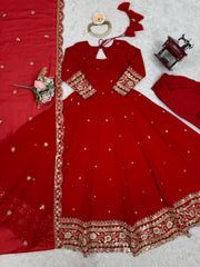 Trending Georgette Thread With Sequence Work Gown