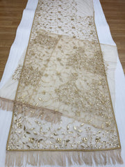 Party-wear Bollywood Style Sequence & Thread Embroidery Work Saree